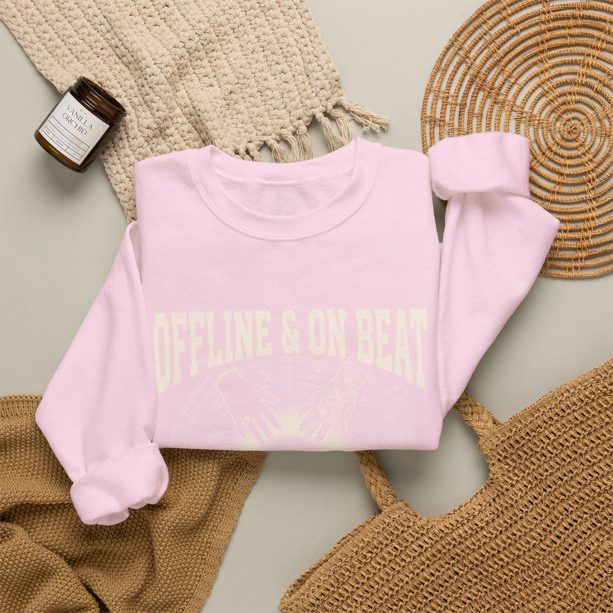Offline & On Beat Crewneck