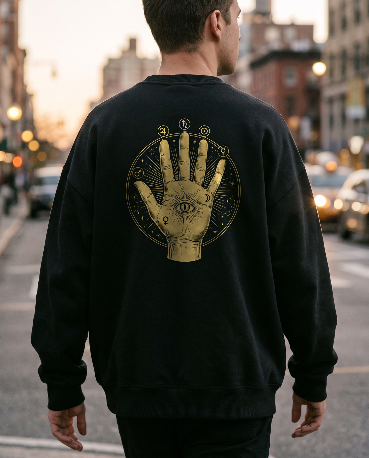 The Planetary Hand Heavyweight Crewneck