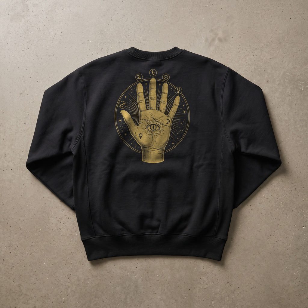 The Planetary Hand Heavyweight Crewneck