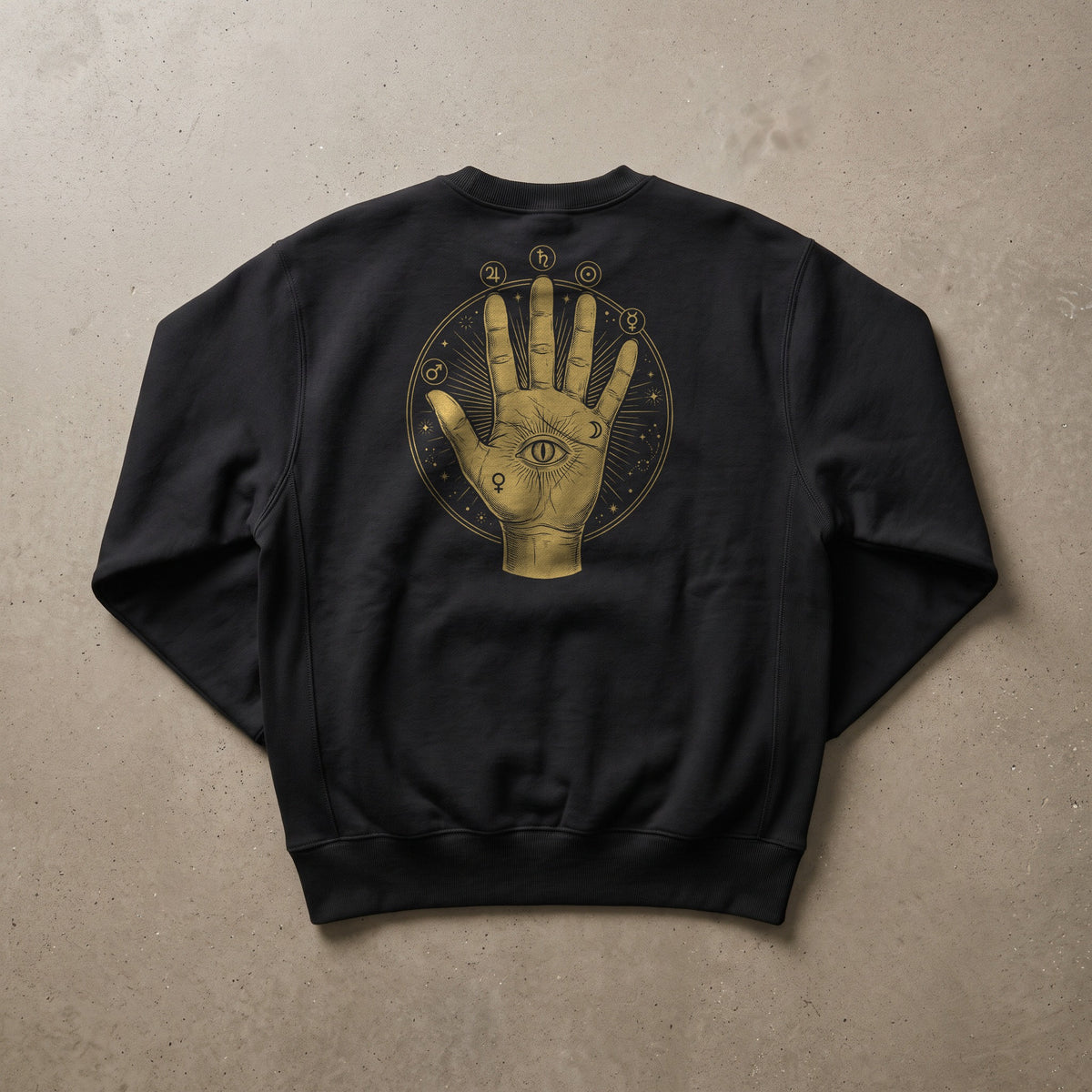The Planetary Hand Heavyweight Crewneck