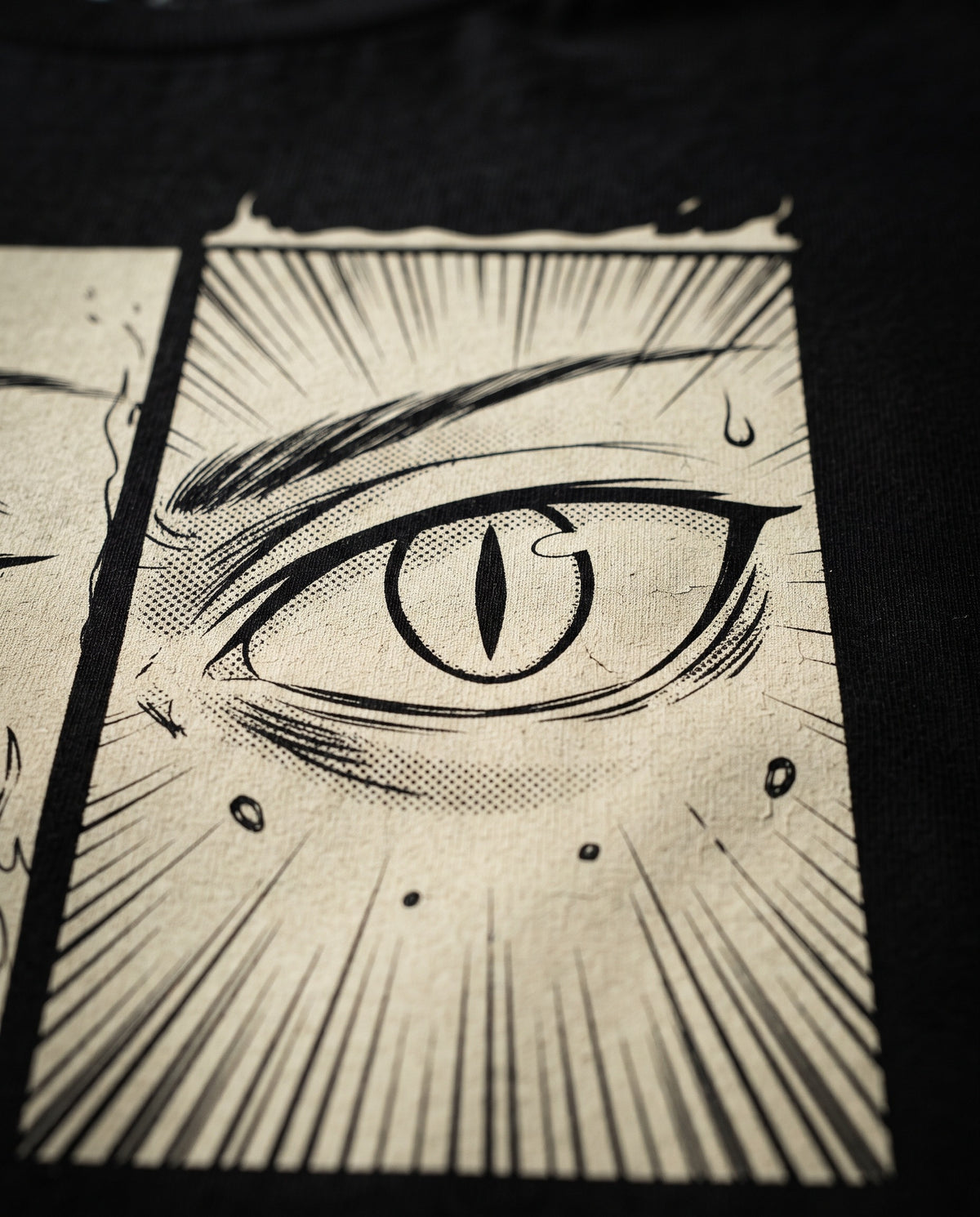 Close-up of the Final Form manga eye panel