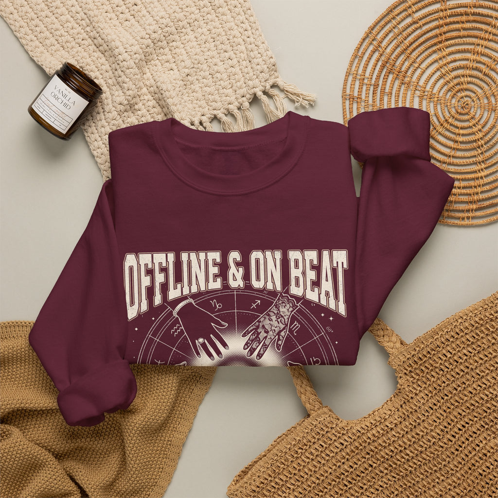Offline & On Beat Crewneck