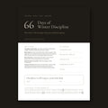 66-Day Winter Discipline Log cover