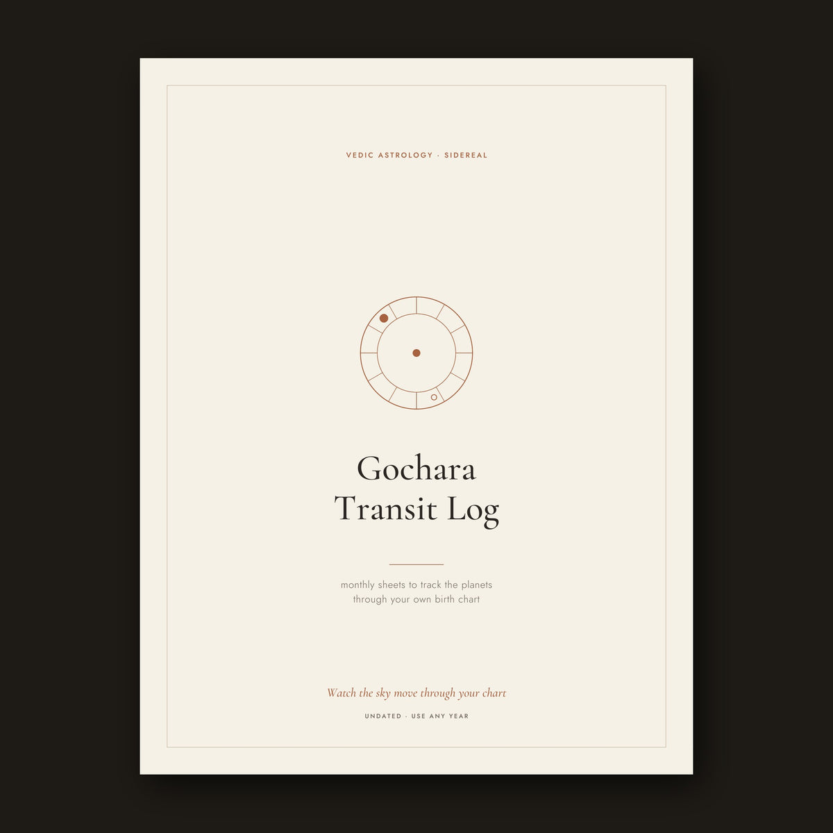 Gochara Transit Log cover