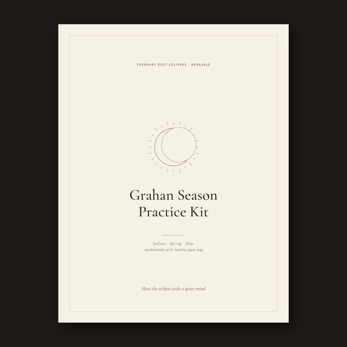 Grahan Season Practice Kit cover