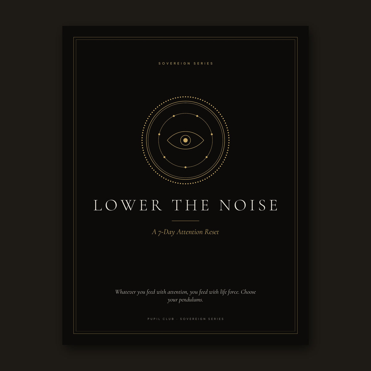 Lower the Noise cover