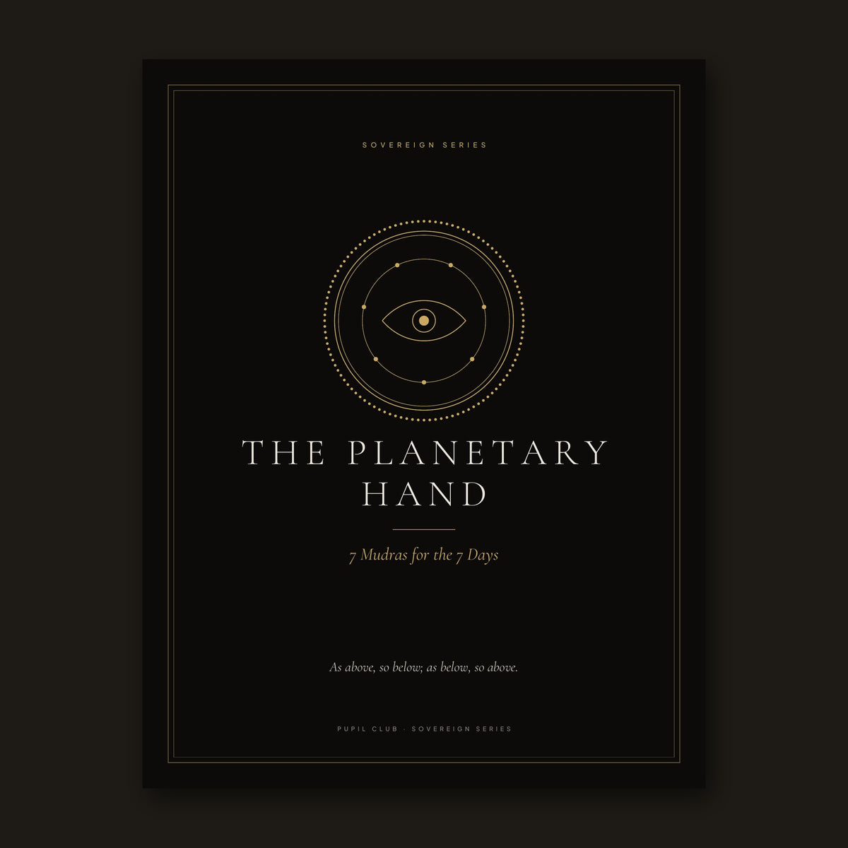 The Planetary Hand cover