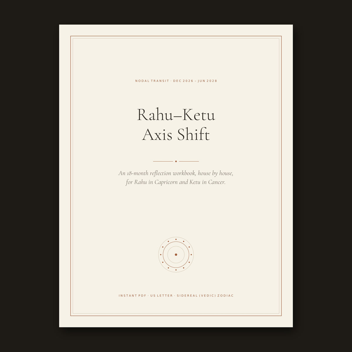 Rahu Ketu Transit Workbook cover