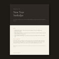 New Year Sankalpa Worksheet Set cover