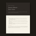 Saturn Into Aries 2027 Workbook cover
