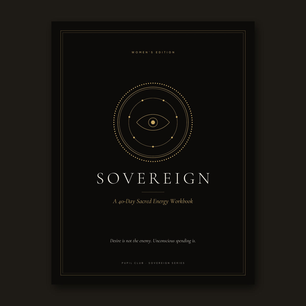 Sovereign 40-Day Sacred Energy Workbook cover