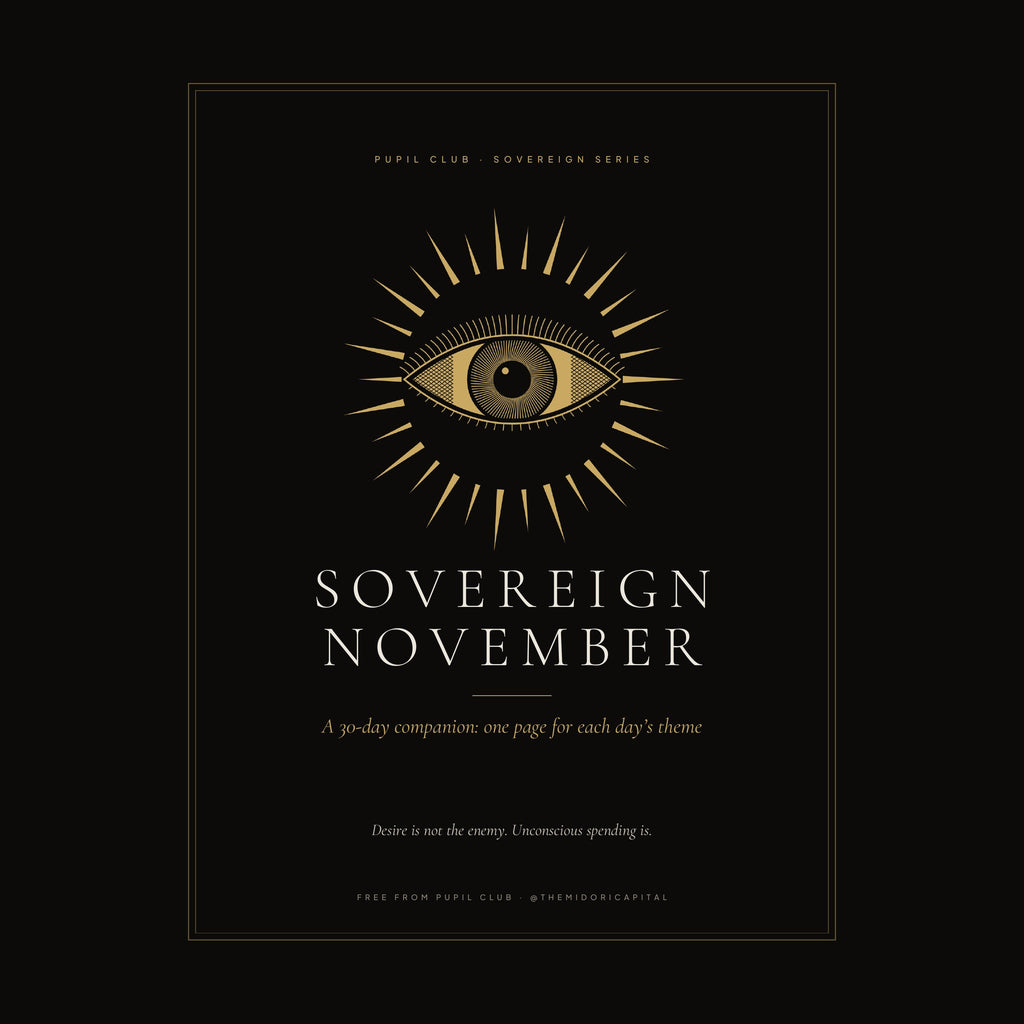 Sovereign November: A 30-Day Companion, cover