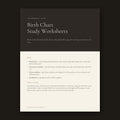 Vedic Birth Chart Worksheets cover